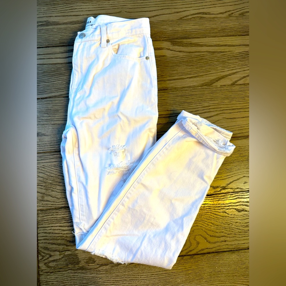 Pistola White Jeans Size 25